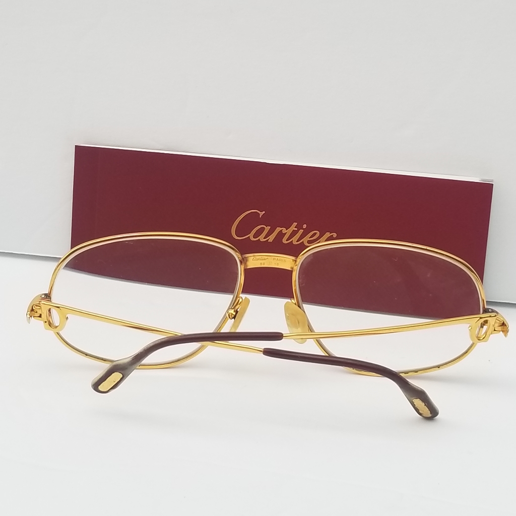 Vintage Auth Cartier Vendome Eyeglasses Frames